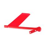 Marcapáginas cremallera rojo | CRO010