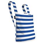 Bolsa + Mochila rayas azules | NOT007