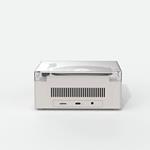 Altavoz bluetooth despertador tocadiscos gris | MOB007