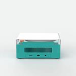 Altavoz bluetooth despertador tocadiscos azul | MOB006