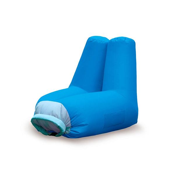 Sillón hinchable azul | BAL0291