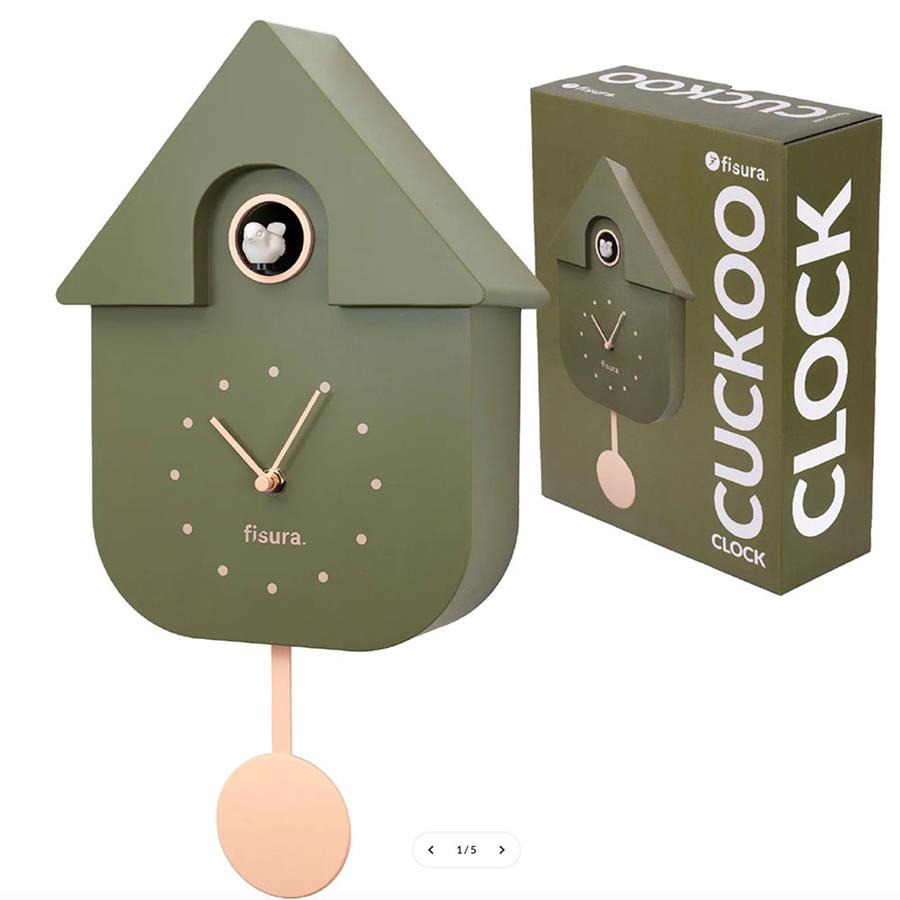Reloj cuco verde oliva | FIS0155