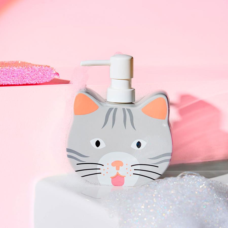 Dispensador jabón gato | FLU012