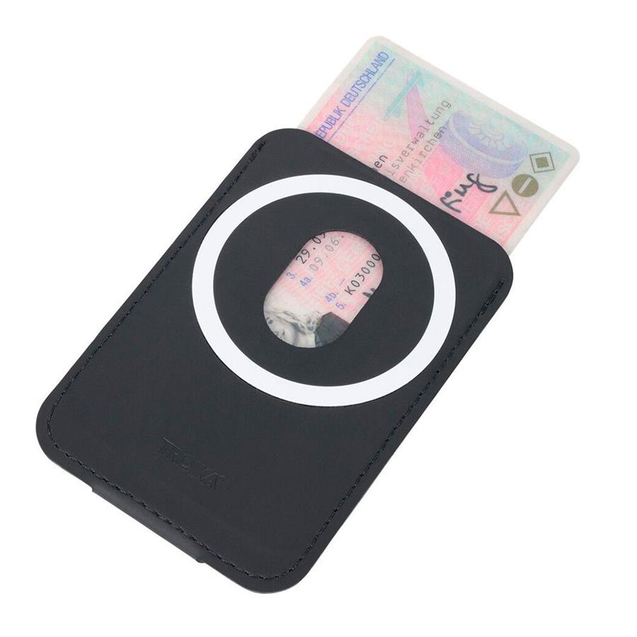 Tarjetero magnetico negro | TRO100