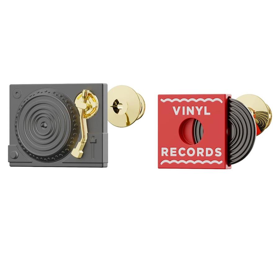 Set 2 pins tocadiscos | MTM045