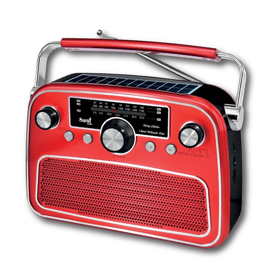 Radio vintage grande roja | SAN005