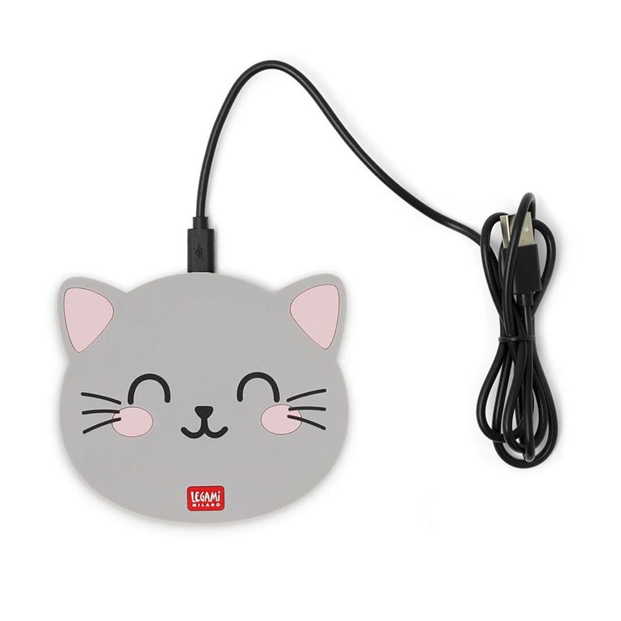 Cargador inalámbrico gato | LEG0148