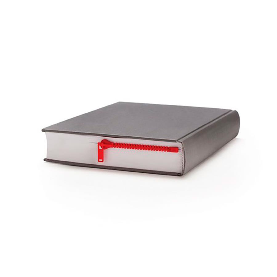 Marcapáginas cremallera rojo | CRO010