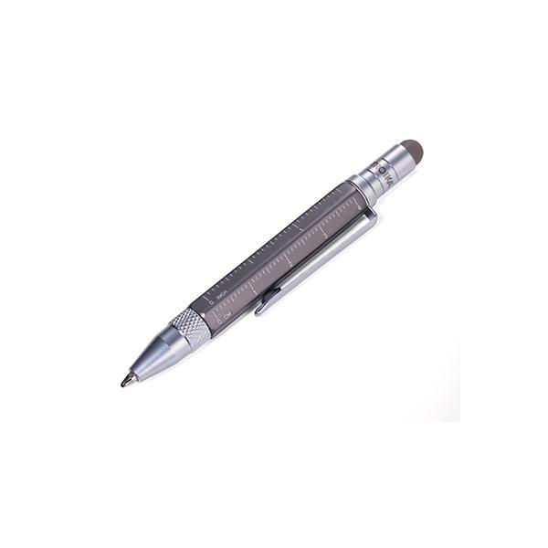 Mini bolígrafo multifunción titanio | TRO049