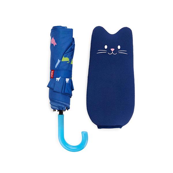 Paraguas gato azul pequeño | BAL0483