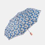 Paraguas plegable flores azul | GOT001