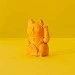 Mini Gato de la suerte amarillo | DON022