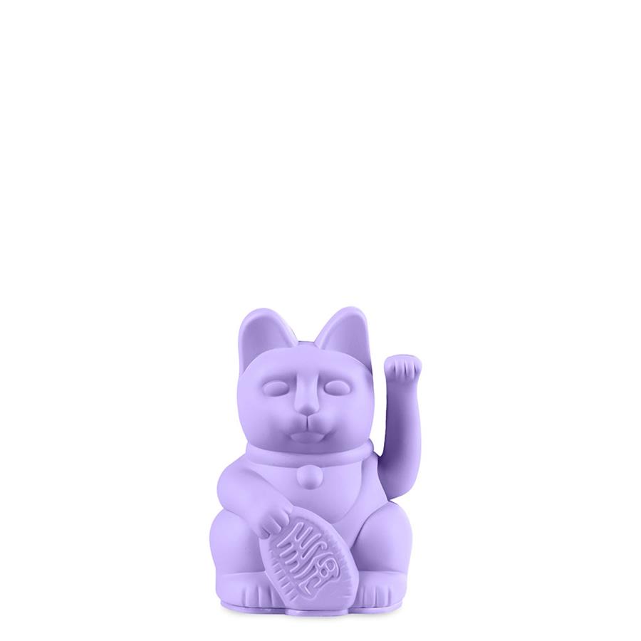 Mini Gato de la suerte lila | DON021