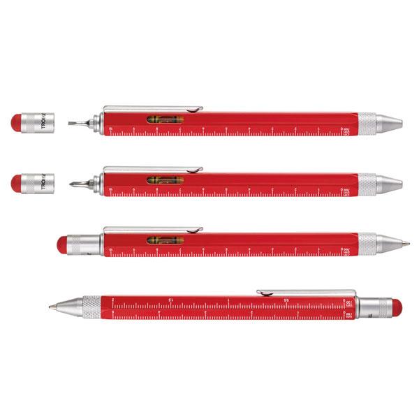 Bolígrafo multifunción rojo | TRO026