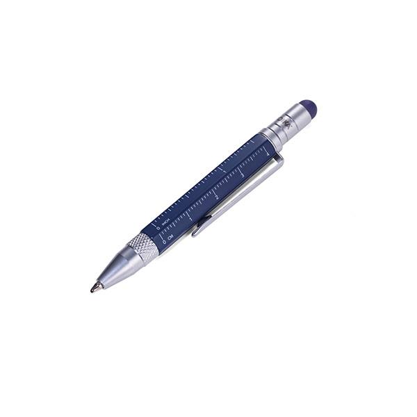 Mini bolígrafo multifunción azul | TRO050