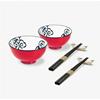 Set 2 boles + palillos rojo | WD008