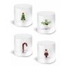 Set 4 vasos navidad | WD021