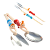 Cubiertos ensalada nadadores | PYL0038