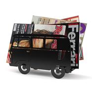 Revistero furgo negro | BAL0234