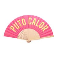 Abanico Puto Calor rosa | FIS099