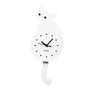 Reloj péndulo gato blanco | FIS140