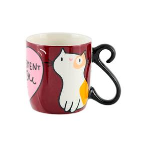 Taza gato corazón | DLP0156