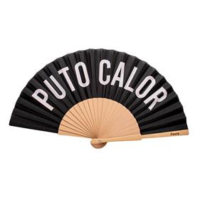 Abanico Puto Calor negro | FIS098