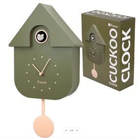 Reloj cuco verde oliva | FIS0155