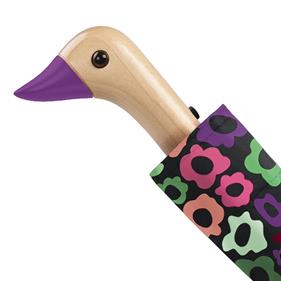 Paraguas pato flores | ORG004