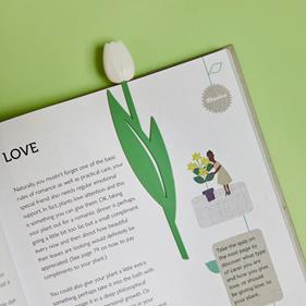 Marcapáginas tulipán blanco | BAL0501
