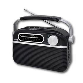 Radio vintage 70's negra | SAN010