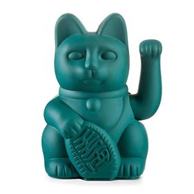 Gato de la suerte verde | DON001