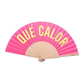Abanico Qué Calor rosa | FIS102