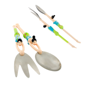 Cubiertos ensalada nadadores | PYL0089