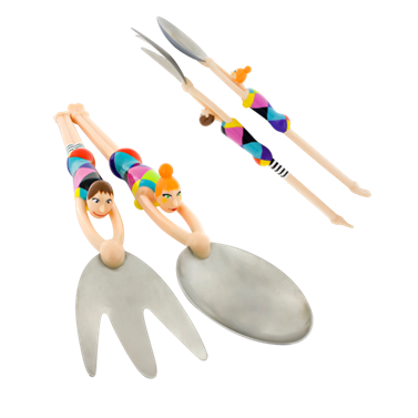 Cubiertos ensalada nadadores | PYL0091