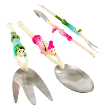 Cubiertos ensalada nadadores | PYL0092